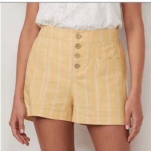 LC Lauren Conrad yellow shorts